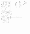 Gasket Set - Engine Lubrication Diagram and Parts List for  Briggs and Stratton Engine